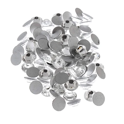 12 Pack: SS34 Crystal Glass Flatback Rhinestones by Bead Landing™