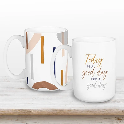 15oz. Today is a Good Day for a Good Day Mugs, 2ct.