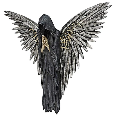 Design Toscano 11.5" Soul of the Warrior Grim Reaper Wall Sculpture