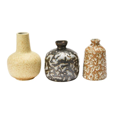 Reactive Glaze Ceramic Vase Set