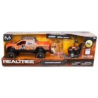 NKOK RealTree® Ford Super Duty® F250® 1:18 Scale 10 Piece Buck Hunting Playset