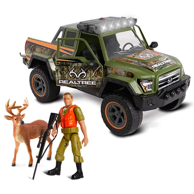 NKOK RealTree® 1:18 Scale 4 Piece Buck Hunting Playset