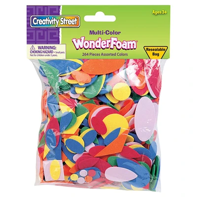 Creativity Street® WonderFoam® Multi-Color Shapes, 264ct.