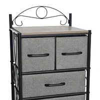 Household Essentials Victoria 8 Drawer Narrow Dresser