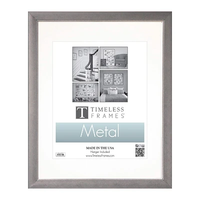 Timeless Frames® Silver Beaded Metal Frame with Mat