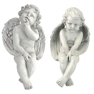 Design Toscano Angels of Meditation and Contemplation Sculptures Set