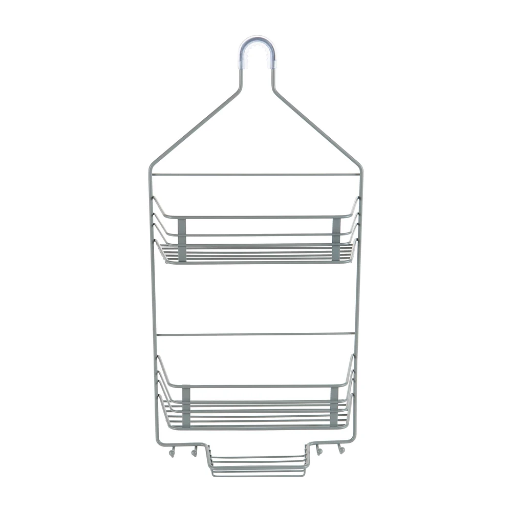 Bath Bliss Gray 2 Tier Shower Caddy