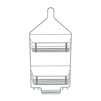 Bath Bliss Gray 2 Tier Shower Caddy