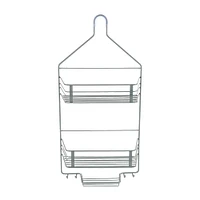 Bath Bliss Gray 2 Tier Shower Caddy