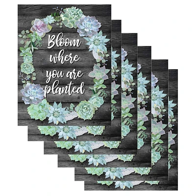 Schoolgirl Style™ Bloom Where You Are Planted Chart, 6ct.