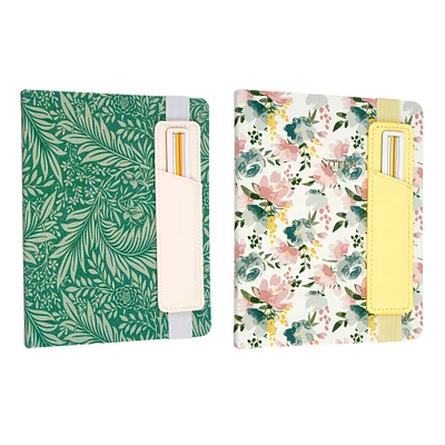 Assorted 6" x 8" Floral Journal with Pen Pouch, 1pc. by Fab Finds