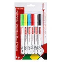 Basic Medium Line 6 Color Paint Pen Set by Craft Smart®