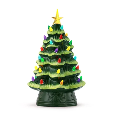 12" Green Nostalgic Christmas Tree