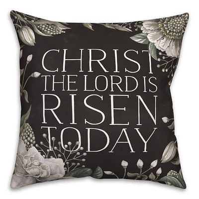 Christ Risen Today Pillow 2 18" x 18" Throw Pillow