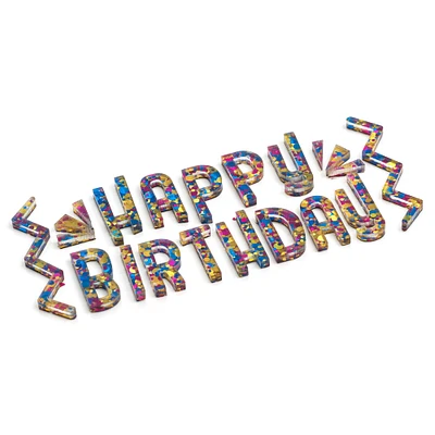 12 Pack: Confetti Happy Birthday Stickers by Recollections™