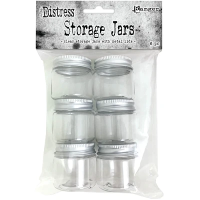 Tim Holtz Distress® Empty Storage Jars, 6ct.