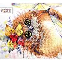 Oven Umbrella For Owl Cross Stitch Kit