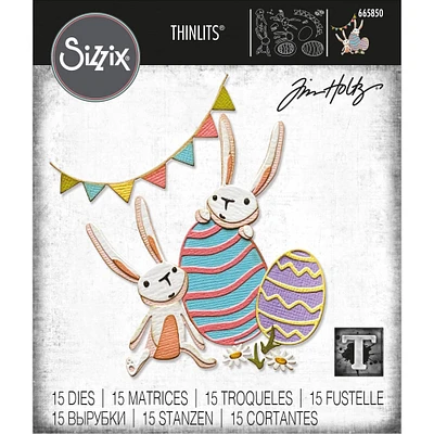 Sizzix® Thinlits® Bunny Games by Tim Holtz Die Set