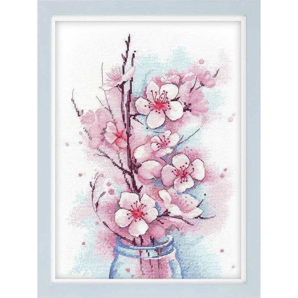 Oven Apple Blossom Cross Stitch Kit