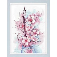 Oven Apple Blossom Cross Stitch Kit