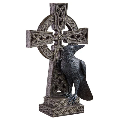 Design Toscano 12.5" Never-Ending Darkness Celtic Raven Statue