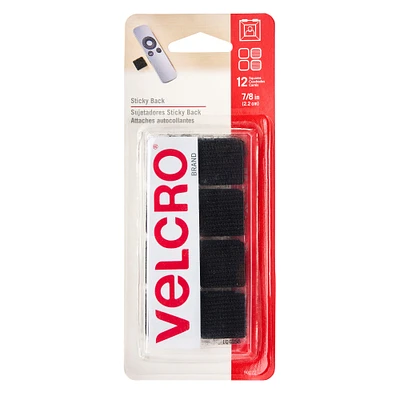 12 Packs: 12 ct. (144 total) VELCRO® Brand Sticky Back Squares