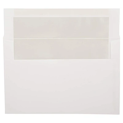 JAM Paper 6x9 Ivory Foil Lined Invitation Envelopes 50ct.