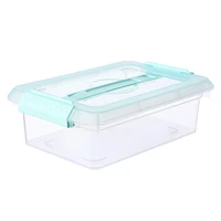 6 Pack: 3.4qt. Storage Bin with Lid by Simply Tidy