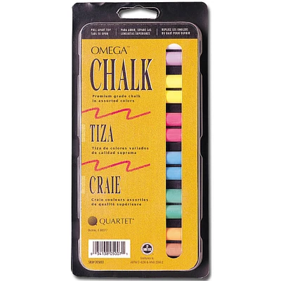 Quartet® Omega™ 12 Color Chalk Set