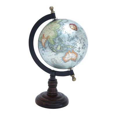 Brown Mango Wood Traditional Globe