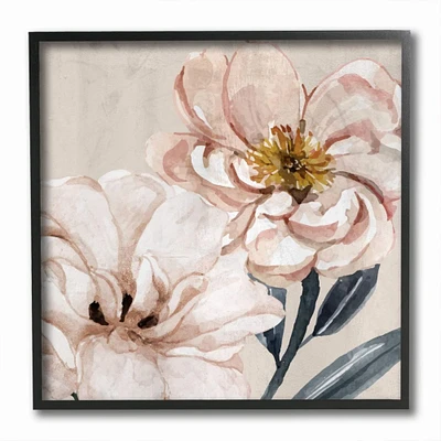 Stupell Industries Pink Poppy Petals Organic Soft Spring Florals,12" x 12"