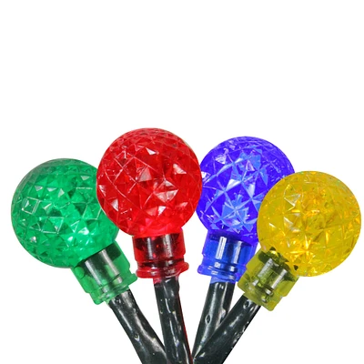 240ct. Multicolor LED G20 Globe Christmas String Lights with Green Wire
