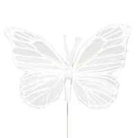 8.6" White Feather Butterfly by Ashland®