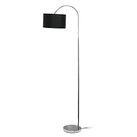Simple Designs 65" Arched Brushed Nickel Floor Lamp