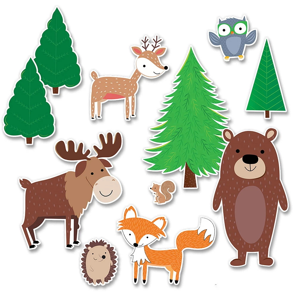 Creative Teaching Press® Woodland Friends Bulletin Board, 11ct.