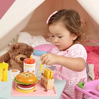 Toy Time Fast Food Cheeseburger Meal Playset