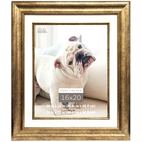 Champagne Frame, 20" x 24" With 16" x 20" Mat, Home Collection By Studio Décor®