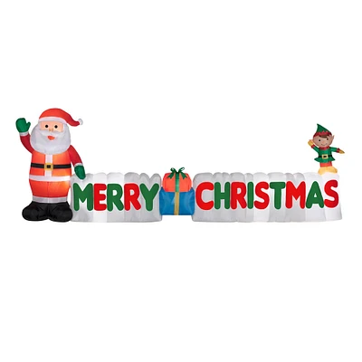 12ft. Airblown® Inflatable Merry Christmas Sign