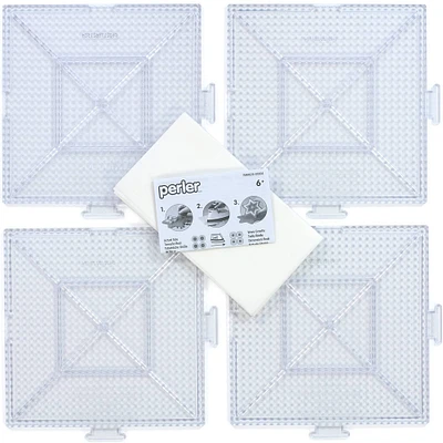 12 Packs: 4 ct. (48 total) Large Interlocking Pegboard Set