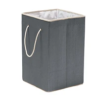 Honey Can Do Gray Large Square Hamper