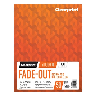 Clearprint™ Design Vellum Pad, 10 x 10 Grid