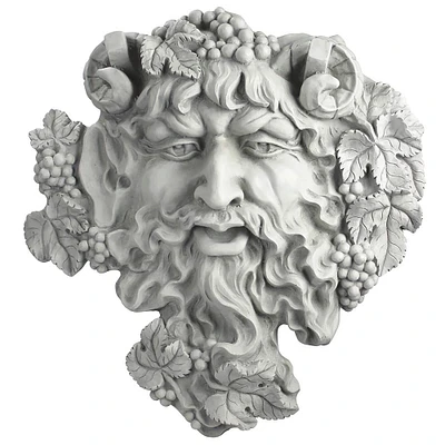 Design Toscano Bacchus Wine God Green Man Wall Sculpture
