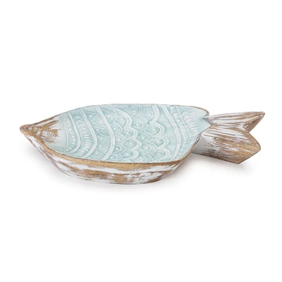 11.5" Geometric Etched Fish Bowl