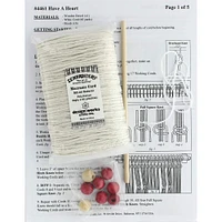 Design Works™ Zenbroidery™ Have a Heart Macrame Kit