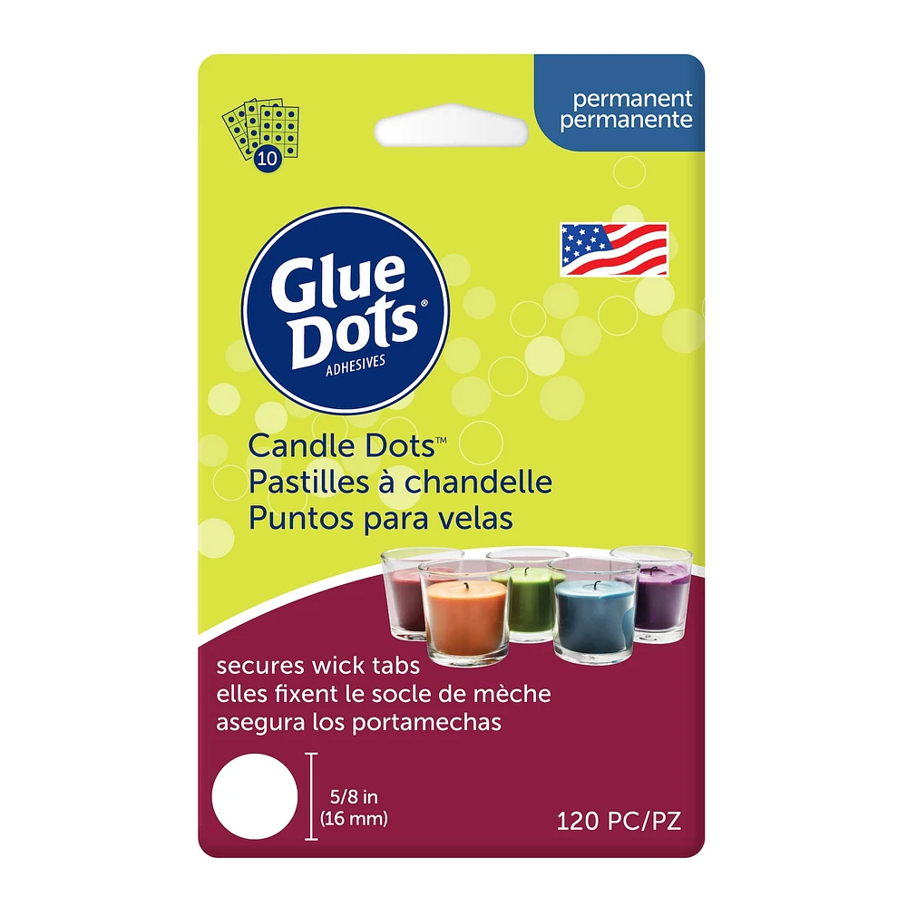 8 Packs: 120 ct. (960 total) Glue Dots® Permanent Candle Dots™