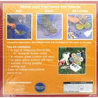 Milestones 12" Flower Mosaic Stepping Stone Kit