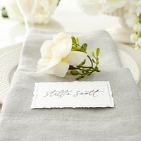 Style Me Pretty White with Black Border Place Cards, 50ct.