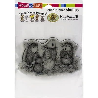 Stampendous® House Mouse Bon Bon Birthday Cling Stamp