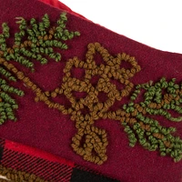 Glitzhome® 19" Plaid Reindeer & Bear Stockings on Rug, 2ct.