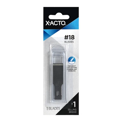X-Acto® #18 Heavyweight Chisel Blades, 5ct.